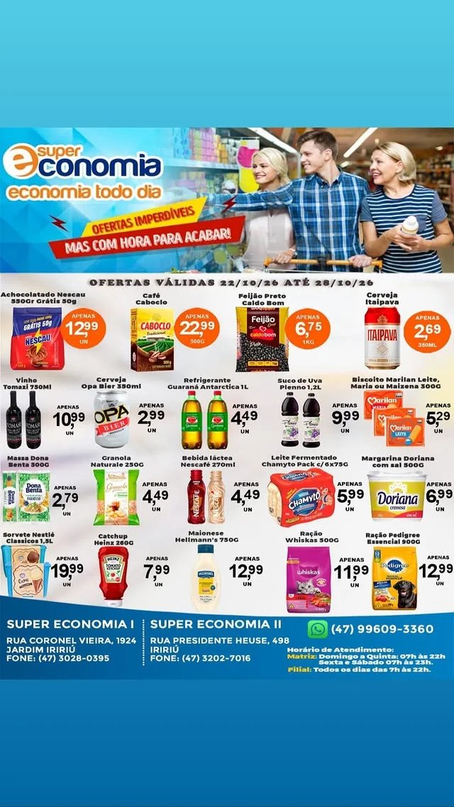 Encarte Supermercados Economia