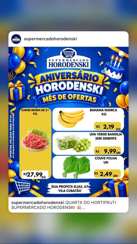 Encarte Supermercado Horodenski