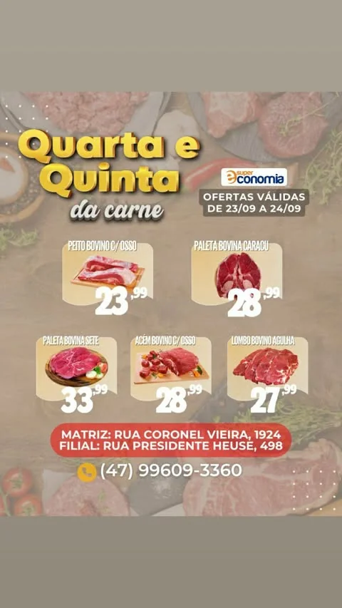 Encarte Supermercados Economia