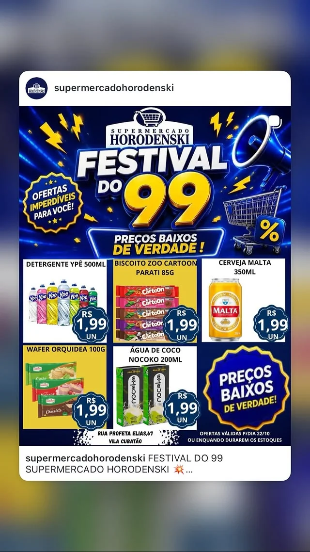 Encarte Supermercado Horodenski