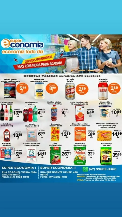 Encarte Supermercados Economia