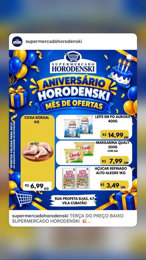 Encarte Supermercado Horodenski