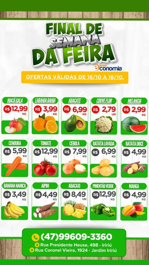 Encarte Supermercados Economia