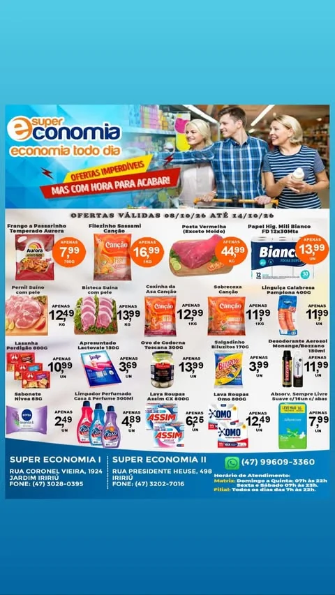 Encarte Supermercados Economia
