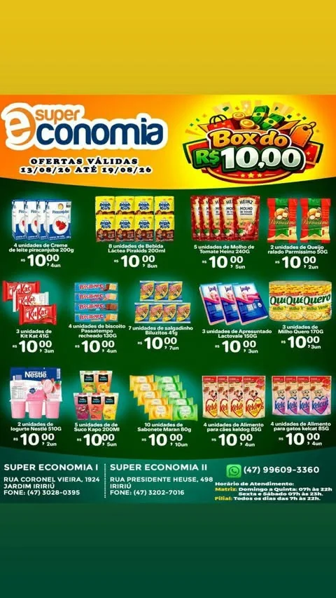 Encarte Supermercados Economia