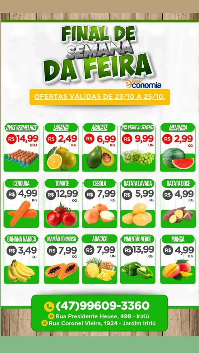 Encarte Supermercados Economia