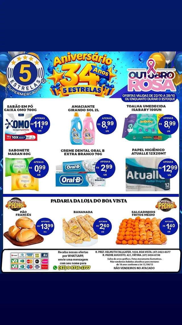 Encarte Supermercados 5 Estrelas