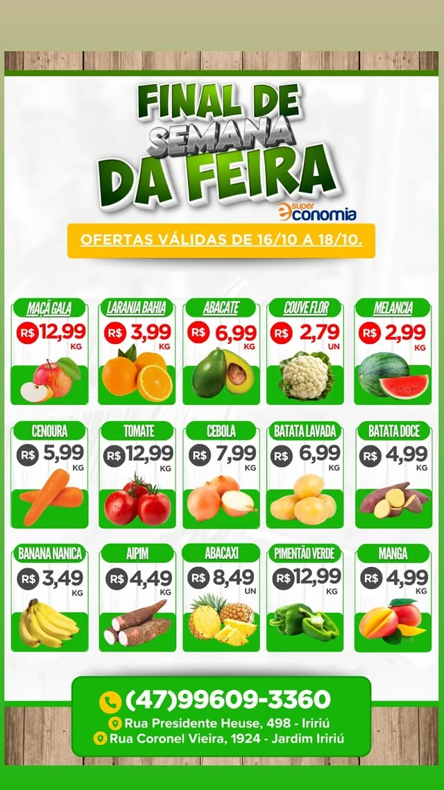 Encarte Supermercados Economia