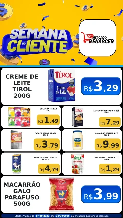 Encarte Mercado Renascer