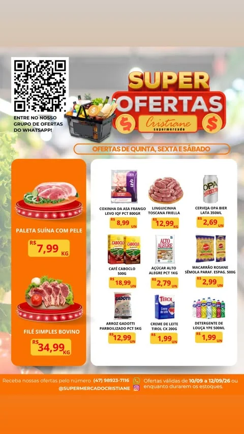 Encarte Supermercado Cristiane