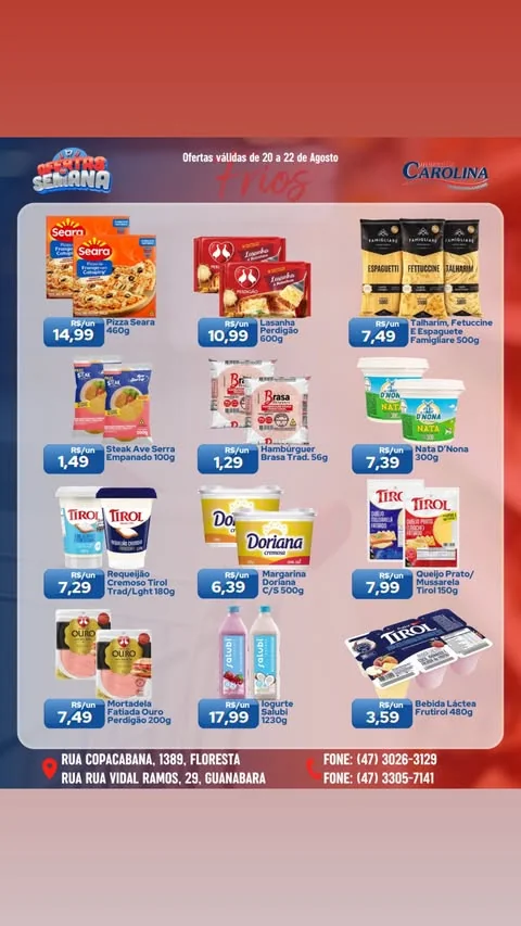 Encarte Supermercado Carolina