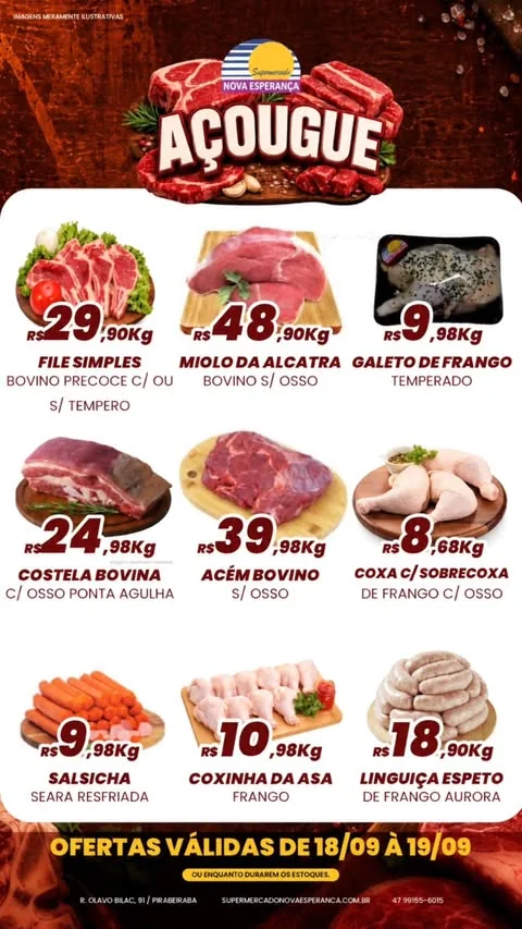 Encarte Supermercado Nova Esperanca