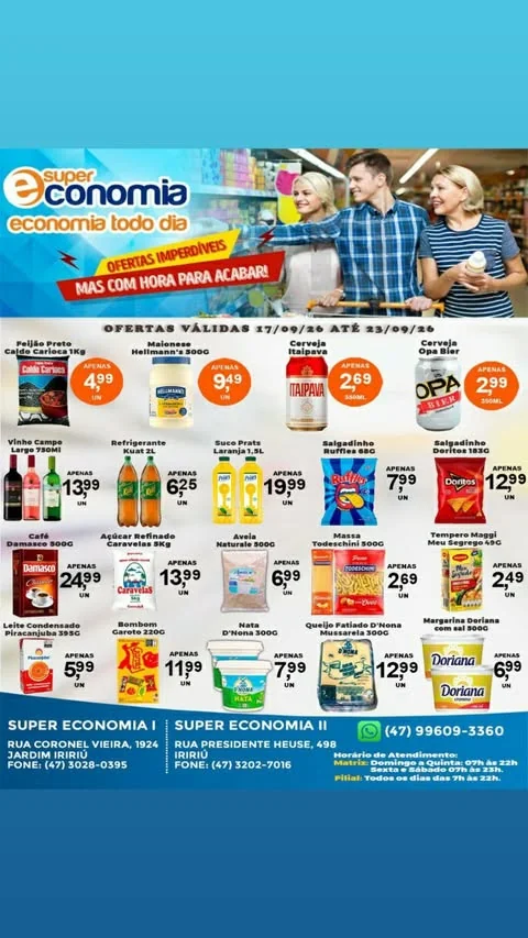 Encarte Supermercados Economia