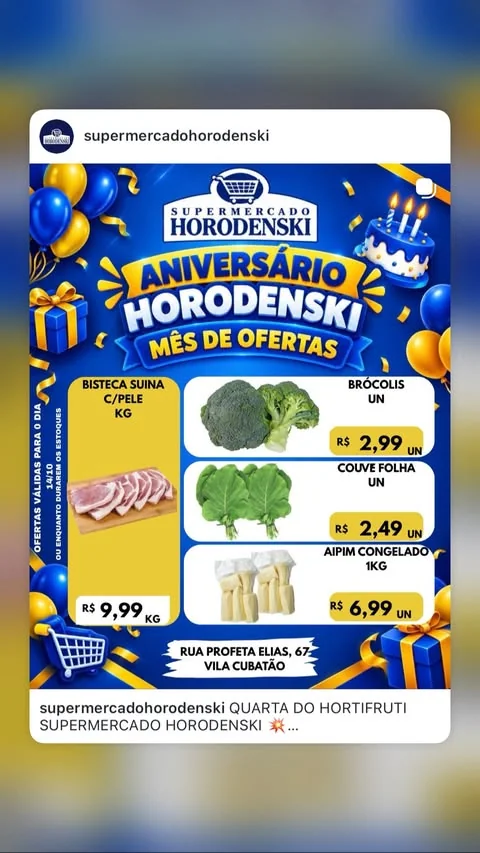 Encarte Supermercado Horodenski