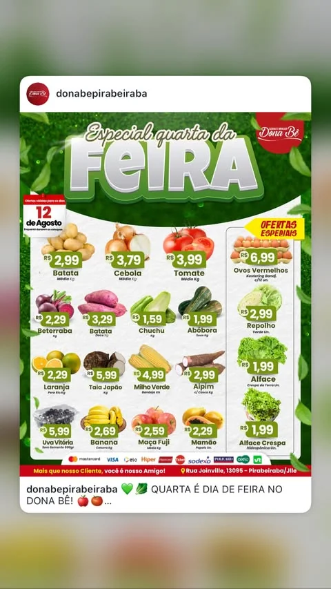 Encarte Supermercado Dona Bê