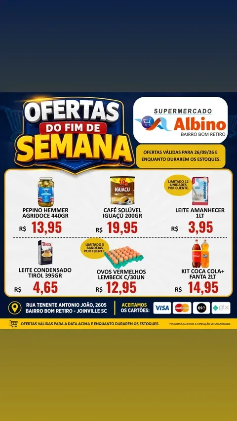 Encarte Supermercado Albino