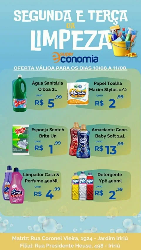 Encarte Supermercados Economia