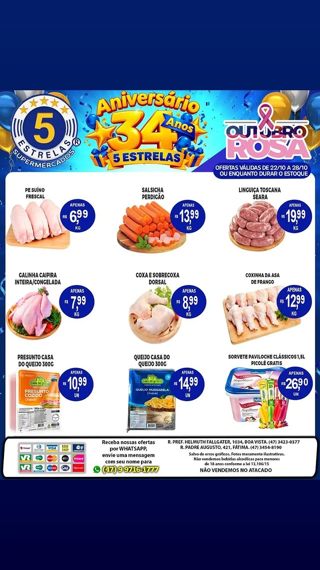Encarte Supermercados 5 Estrelas