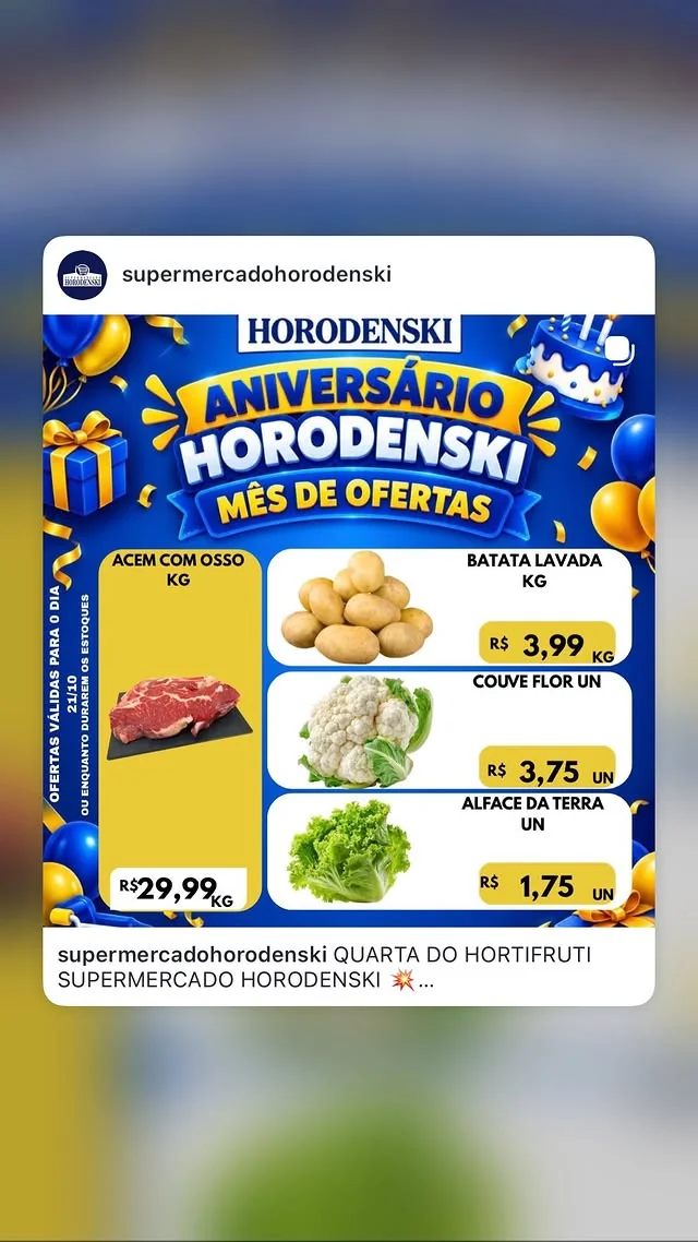 Encarte Supermercado Horodenski
