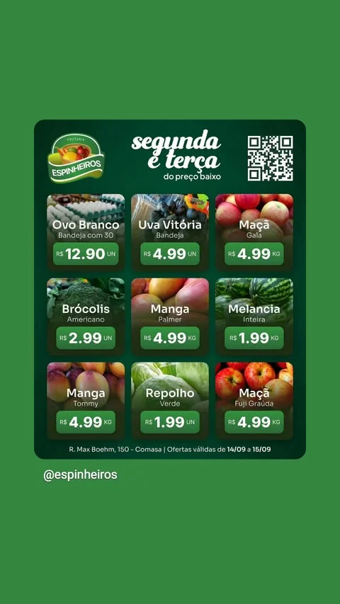 Encarte Frutaria Espinheiros