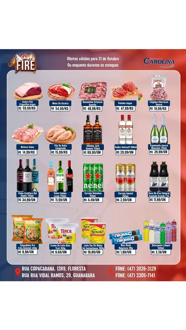 Encarte Supermercado Carolina