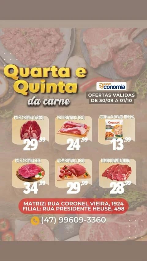Encarte Supermercados Economia