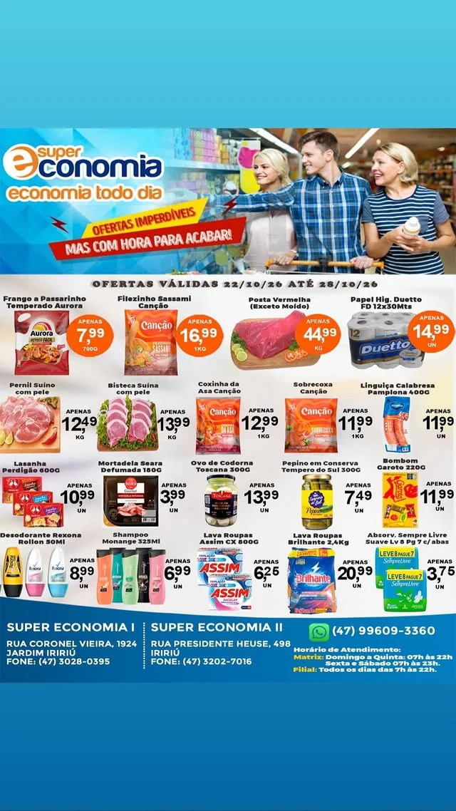 Encarte Supermercados Economia