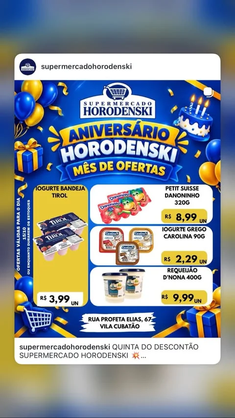 Encarte Supermercado Horodenski