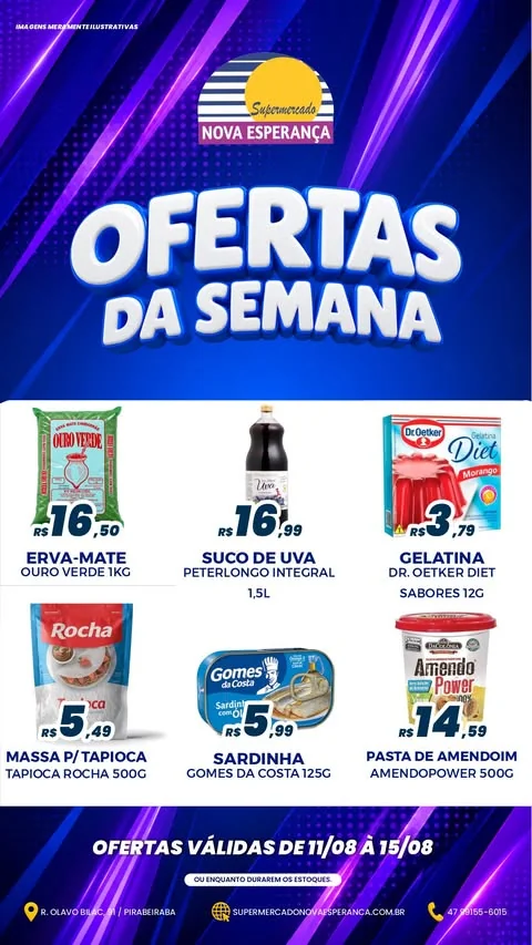 Encarte Supermercado Nova Esperanca