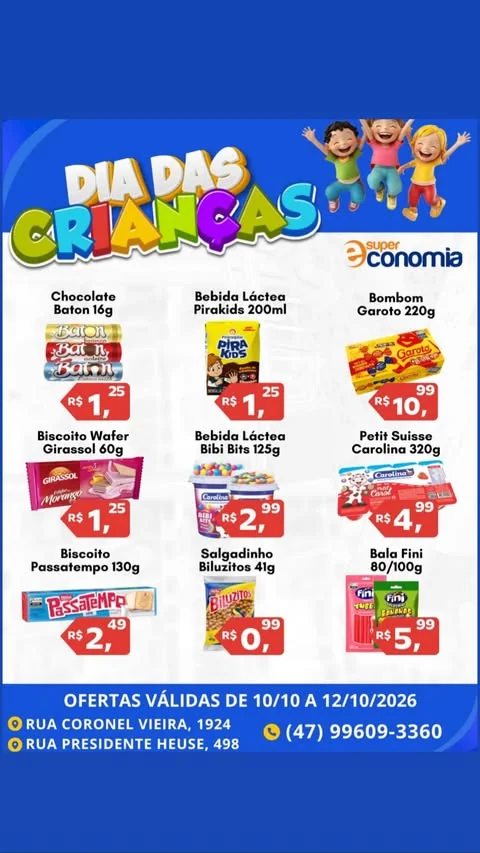 Encarte Supermercados Economia