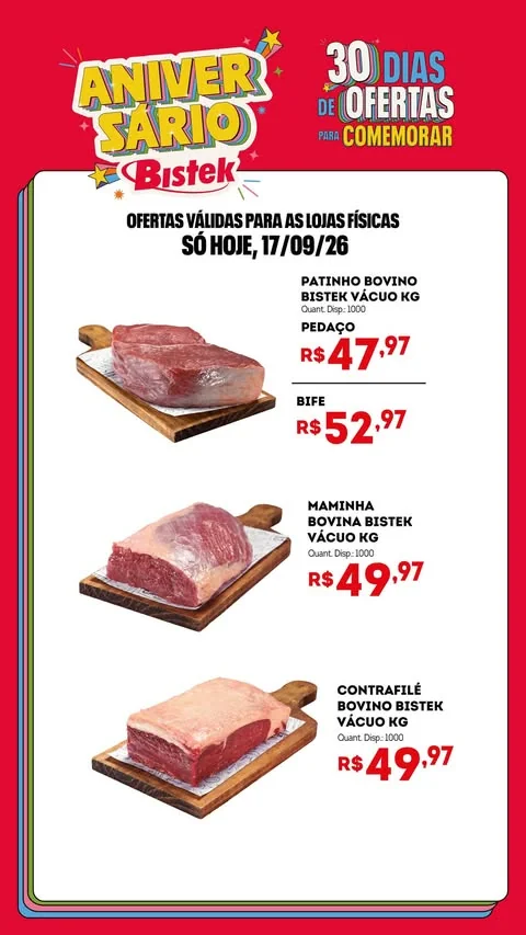 Encarte Bistek Supermercados