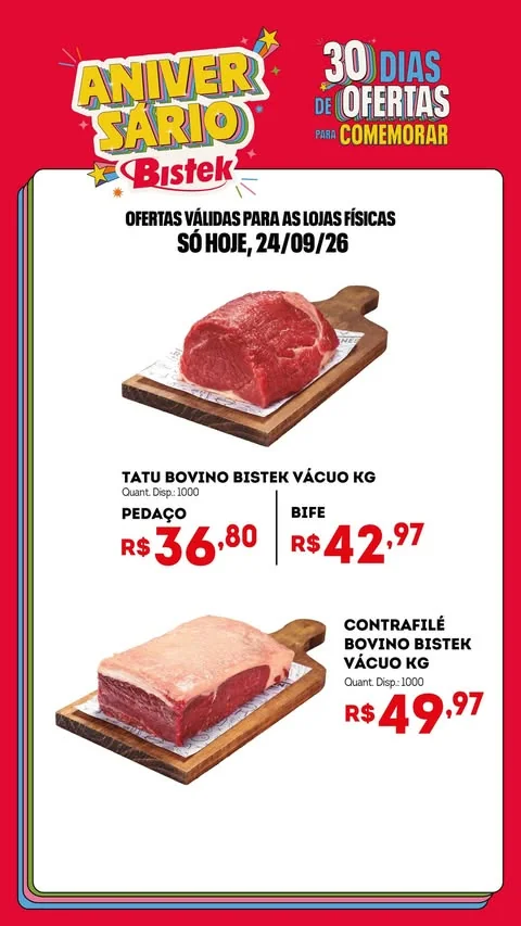 Encarte Bistek Supermercados