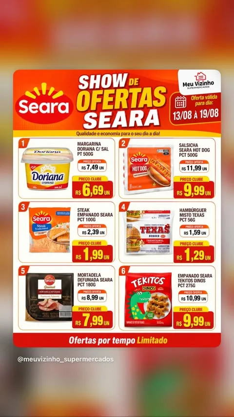 Encarte Supermercados Meu Vizinho
