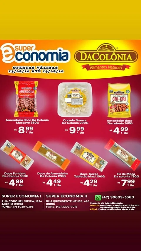 Encarte Supermercados Economia