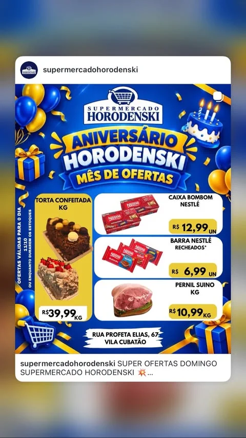 Encarte Supermercado Horodenski
