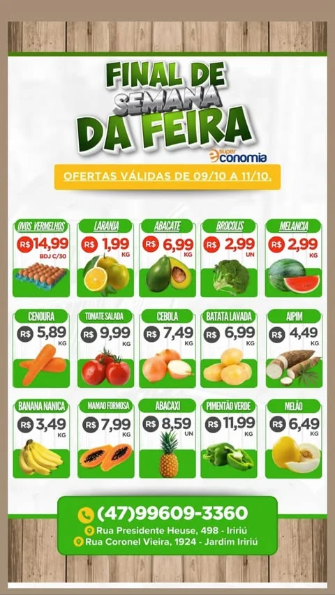 Encarte Supermercados Economia