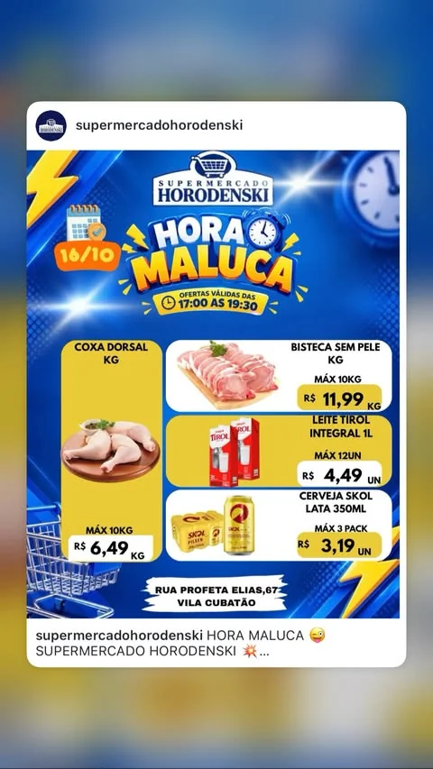 Encarte Supermercado Horodenski