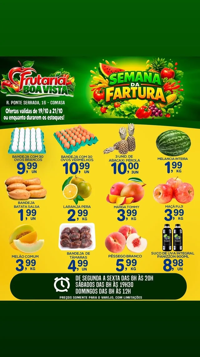 Encarte Frutaria Boa Vista