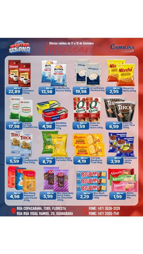Encarte Supermercado Carolina