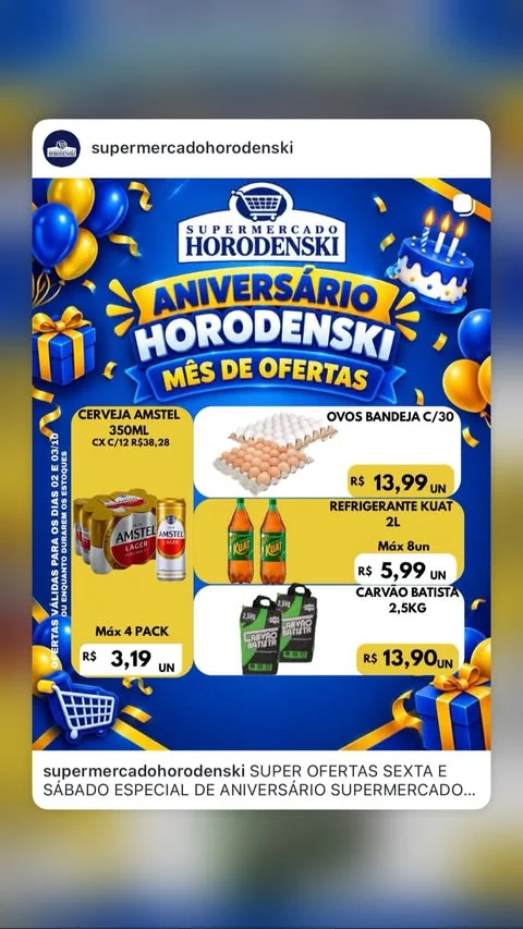 Encarte Supermercado Horodenski
