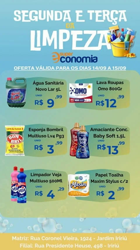 Encarte Supermercados Economia