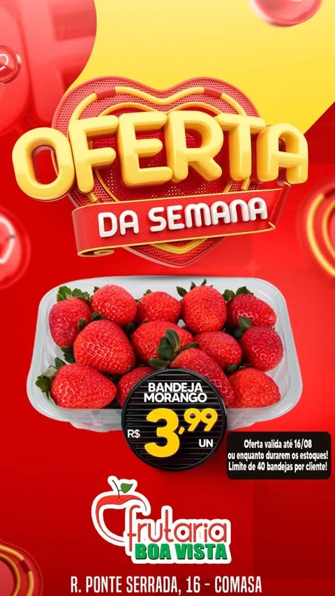 Encarte Frutaria Boa Vista