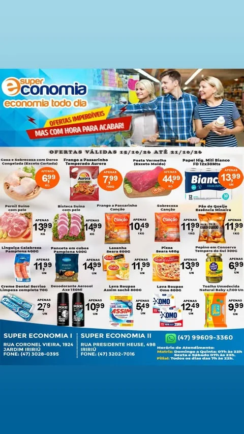 Encarte Supermercados Economia