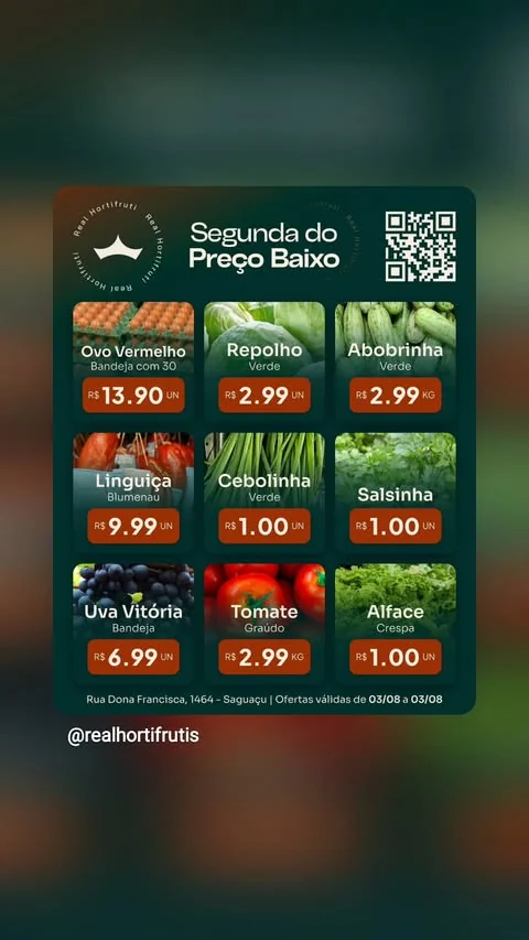 Encarte Real Hortifruti