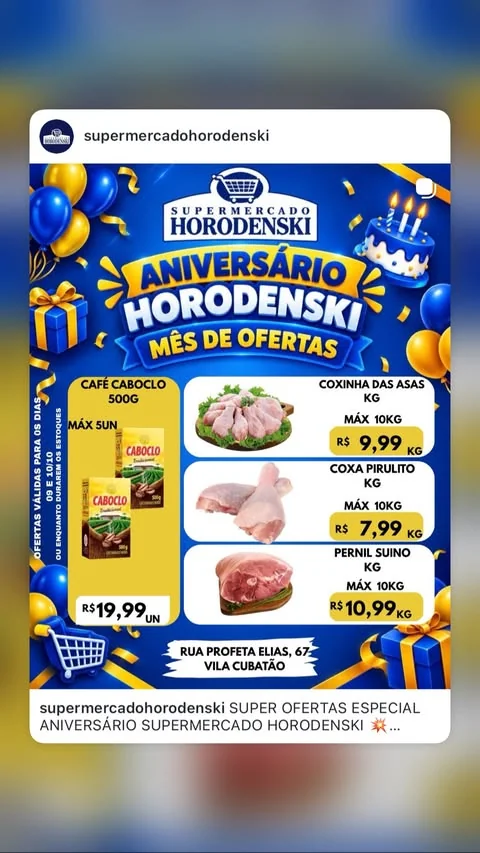 Encarte Supermercado Horodenski