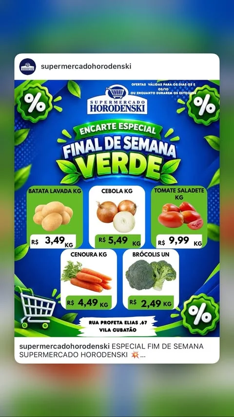 Encarte Supermercado Horodenski