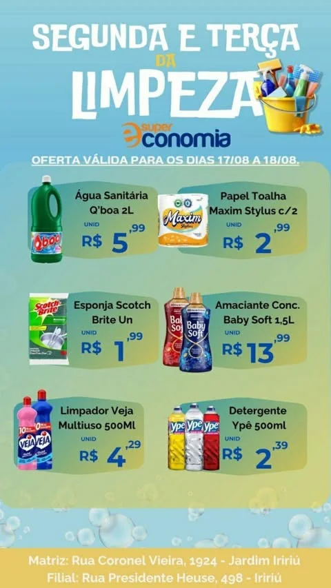 Encarte Supermercados Economia
