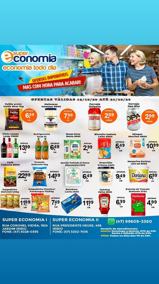 Encarte Supermercados Economia