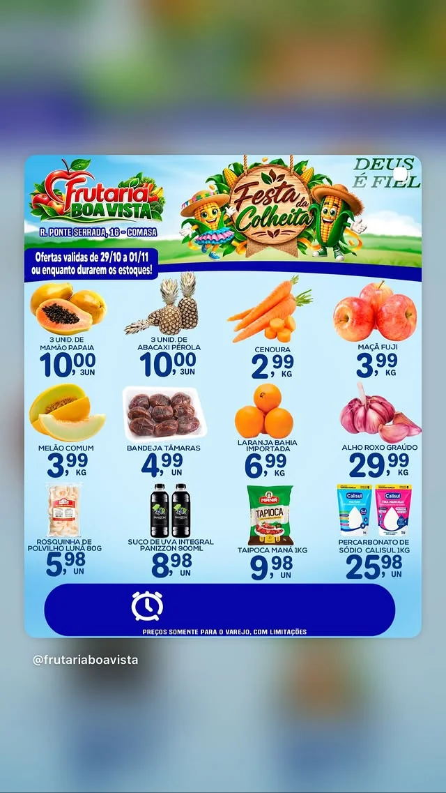 Encarte Frutaria Boa Vista