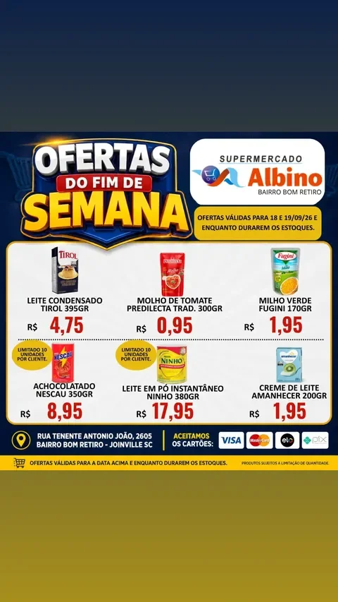 Encarte Supermercado Albino
